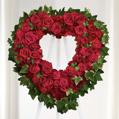 Wholehearted Standing Spray –  Backroads Florist, Blairsville GA