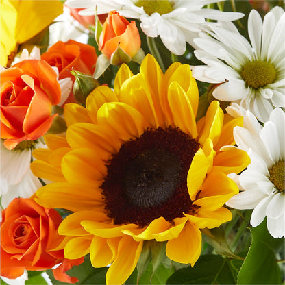 Sun-drenched Blooms Bouquet –  Backroads Florist, Blairsville GA
