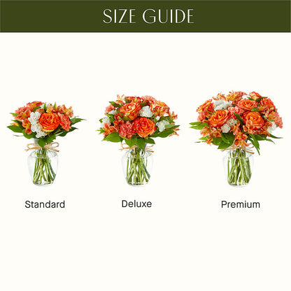 Apricot Glow Bouquet –  Backroads Florist, Blairsville GA