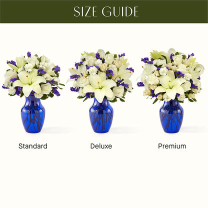 Sapphire Rush Bouquet –  Backroads Florist, Blairsville GA