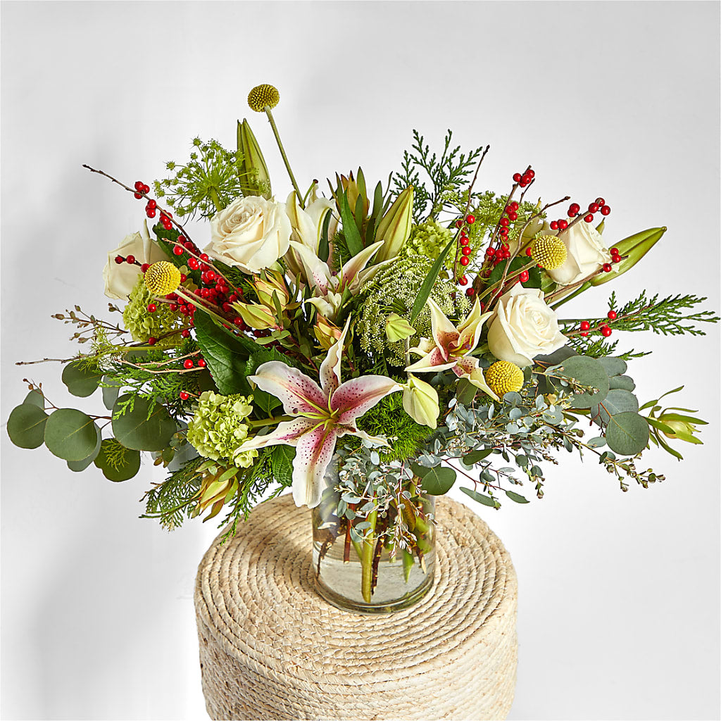 Berry & Bright Bouquet –  Backroads Florist, Blairsville GA