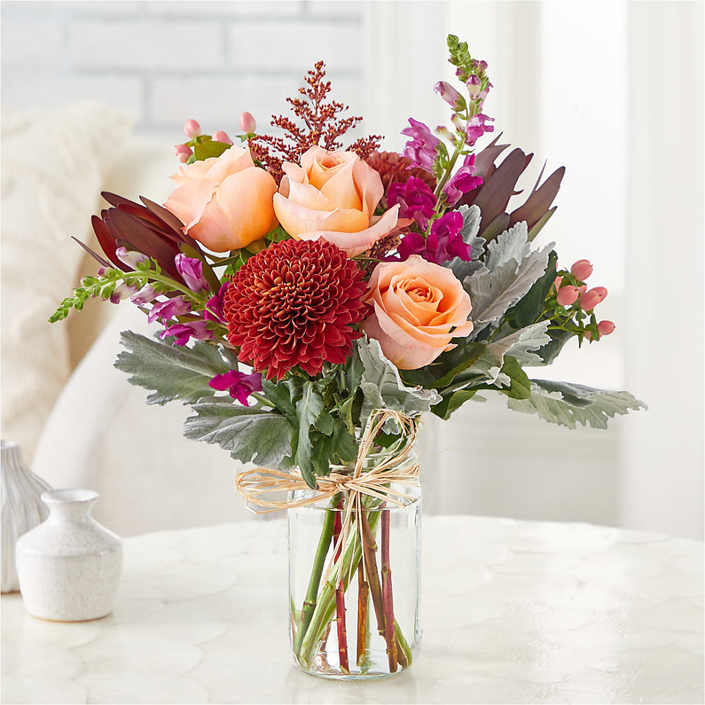 Moody Hues Bouquet –  Backroads Florist, Blairsville GA