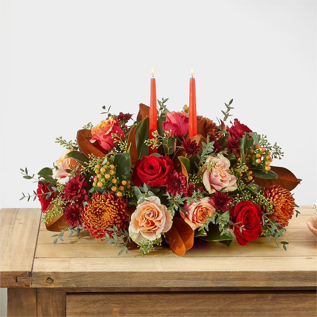 Gather Near Centerpiece –  Backroads Florist, Blairsville GA