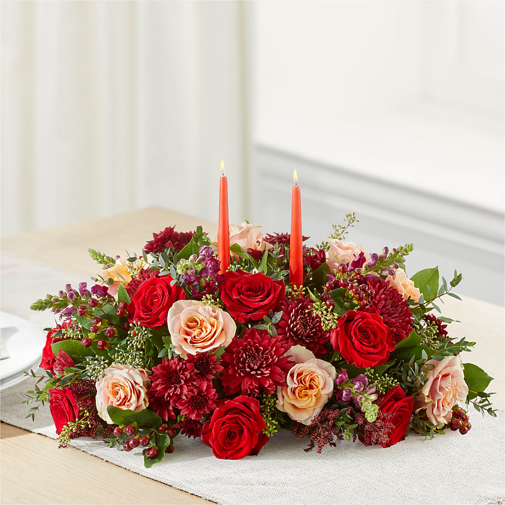 Most Thankful Centerpiece –  Backroads Florist, Blairsville GA