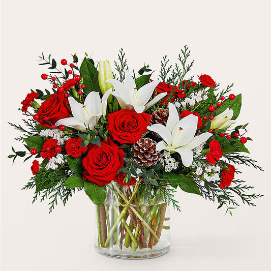Best in Snow Bouquet –  Backroads Florist, Blairsville GA