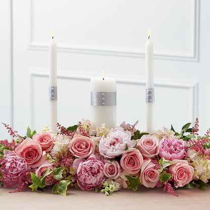 Worldwide Romance Unity Candle Arrangement –  Backroads Florist, Blairsville GA